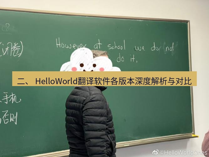helloworld翻译 二、 HelloWorld翻译软件各版本深度解析与对比