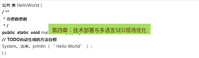 helloworld翻译 第四章：技术部署与多语言SEO现场优化