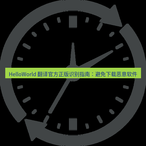 helloworld翻译 HelloWorld 翻译官方正版识别指南：避免下载恶意软件