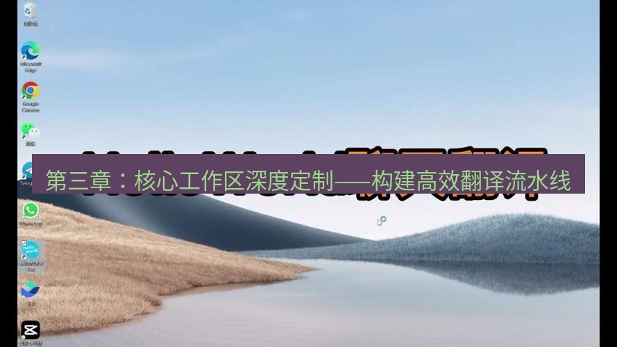 helloworld翻译 第三章：核心工作区深度定制——构建高效翻译流水线
