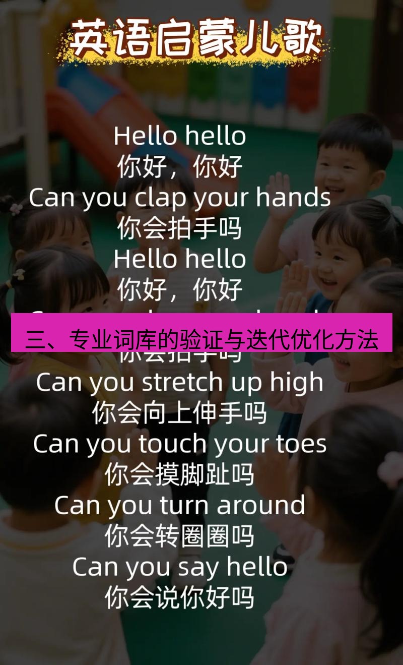 helloworld翻译 三、专业词库的验证与迭代优化方法