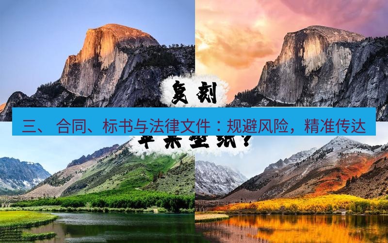 helloworld翻译 三、 合同、标书与法律文件：规避风险，精准传达