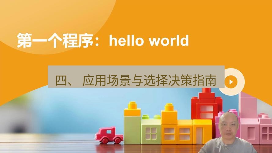 helloworld翻译 四、 应用场景与选择决策指南
