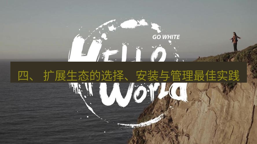 helloworld翻译 四、 扩展生态的选择、安装与管理最佳实践